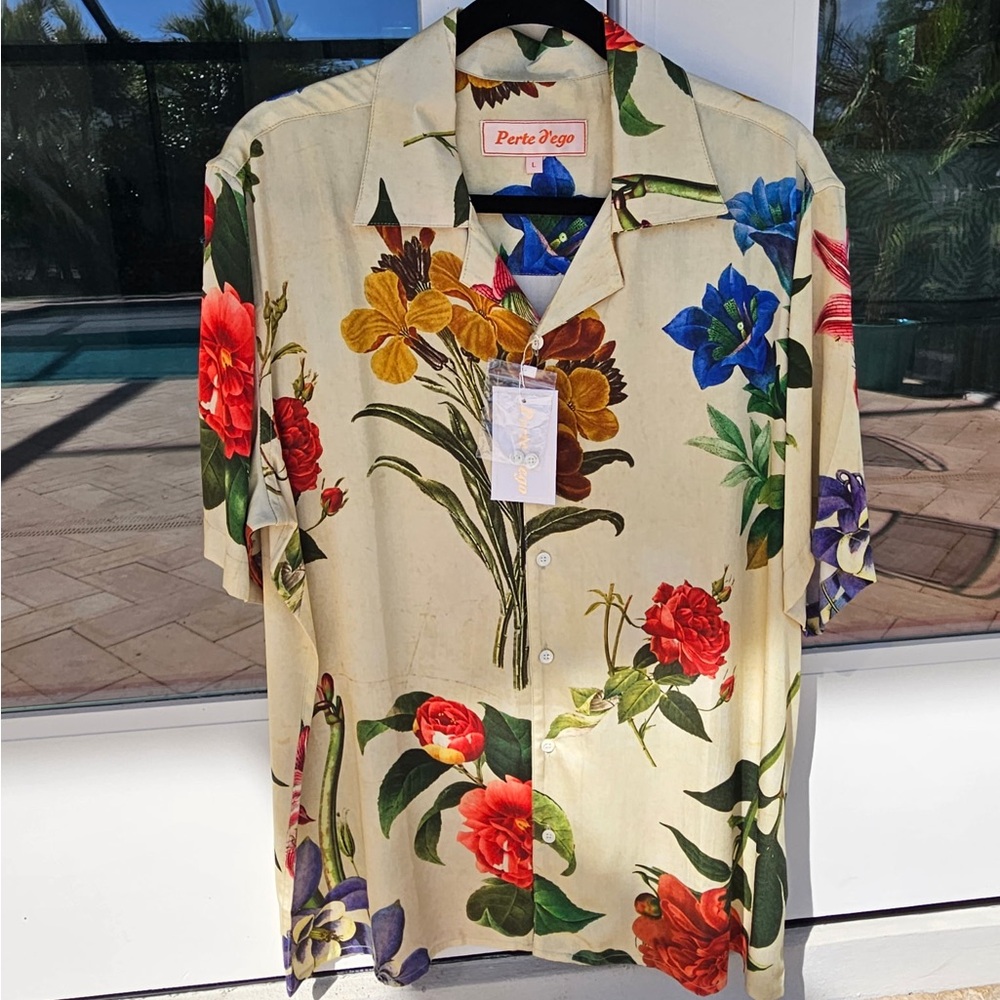 Men's Floral Shirt - Multicolor